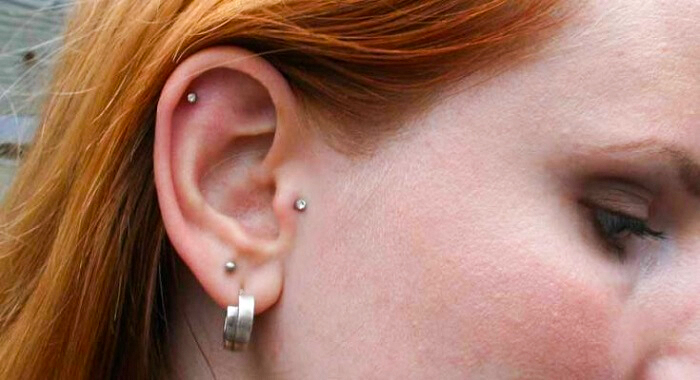 Infected Tragus Piercing